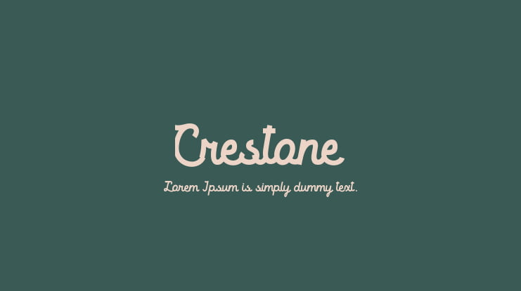 Crestone Font