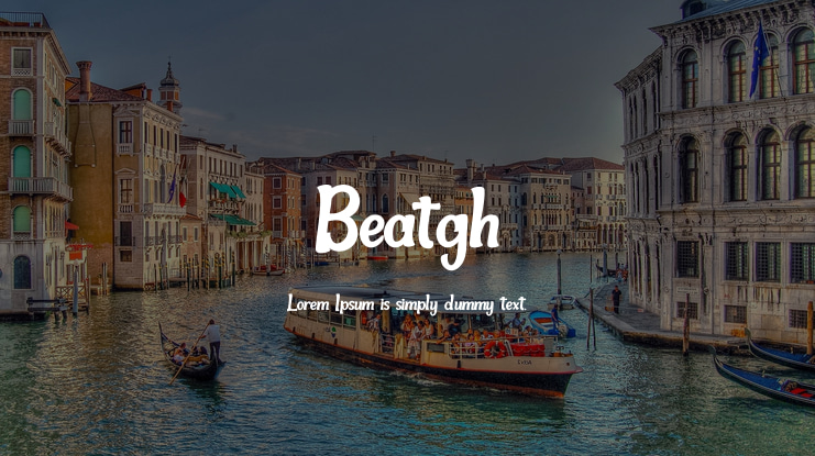 Beatgh Font