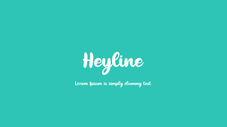 Heyline Font
