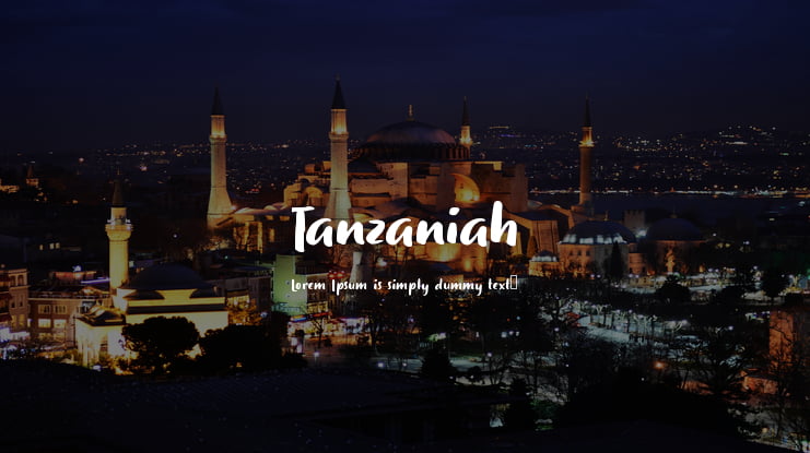 Tanzaniah Font