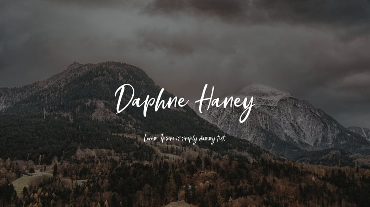 Daphne Haney Font