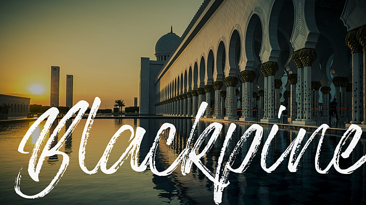 Blackpine Font