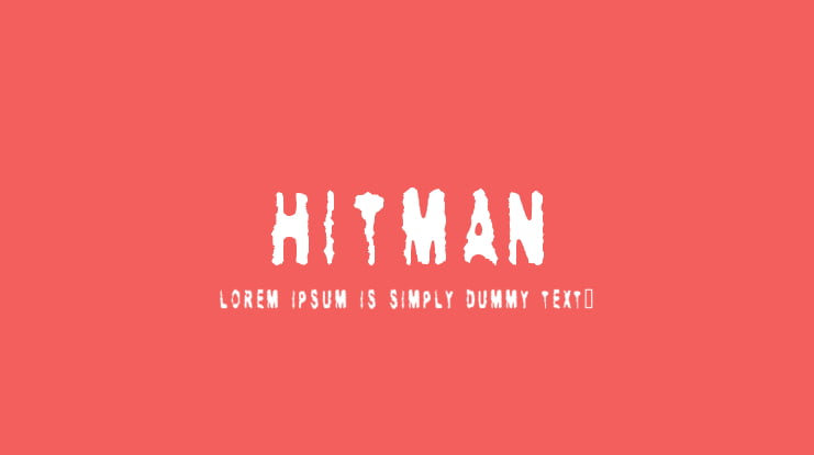 Hitman Font