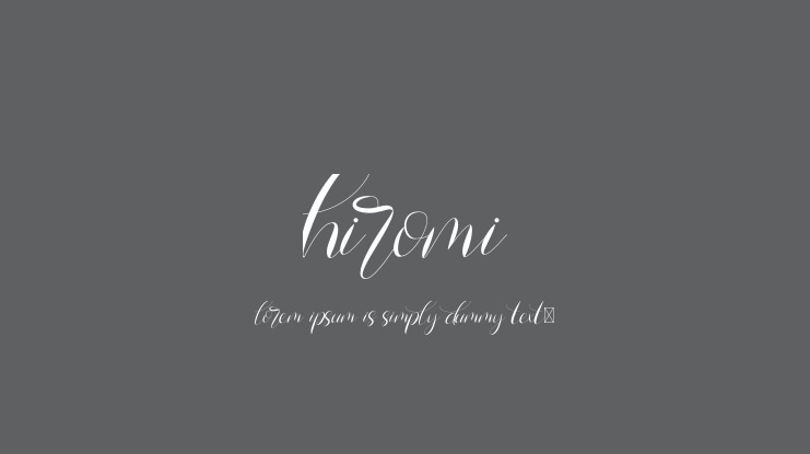 Hiromi Font
