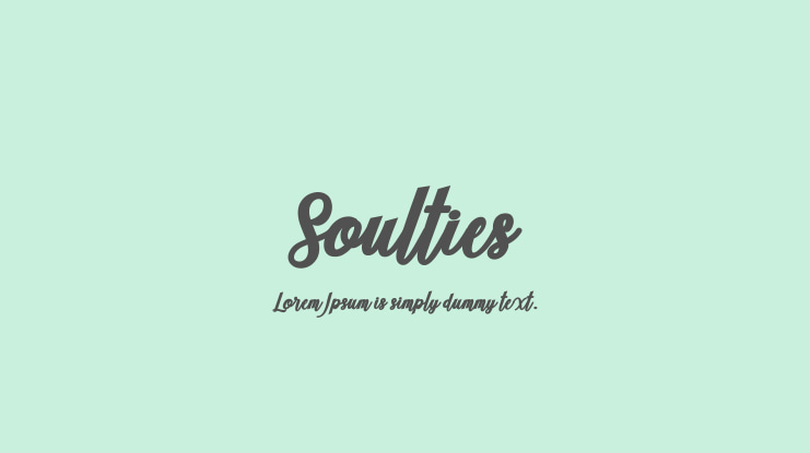 Soulties Font