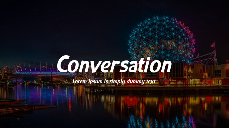 Conversation Font