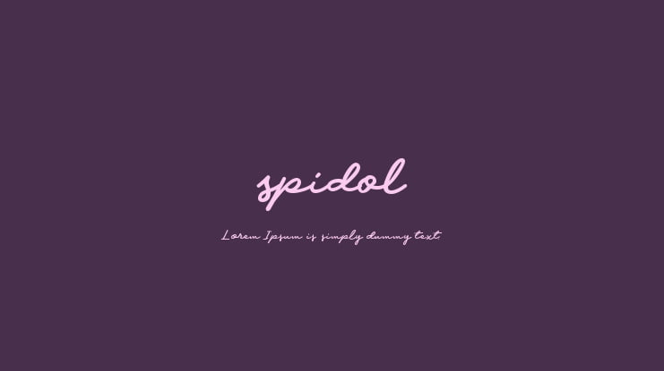 spidol Font