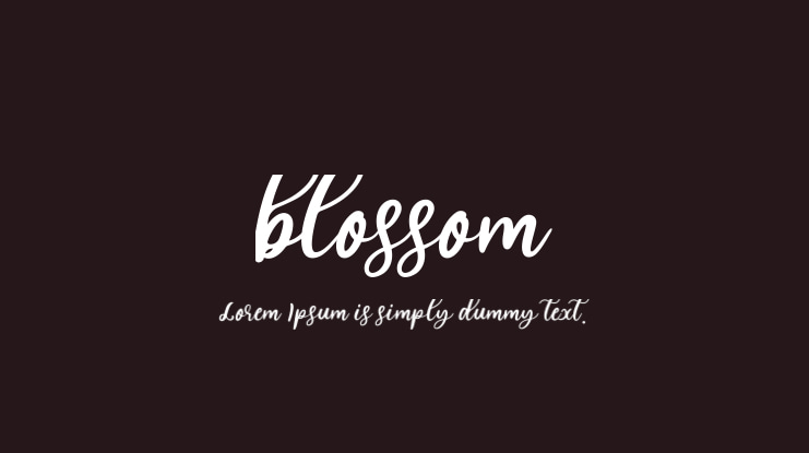 blossom Font