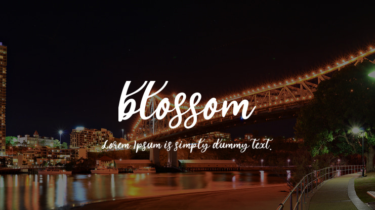 blossom Font