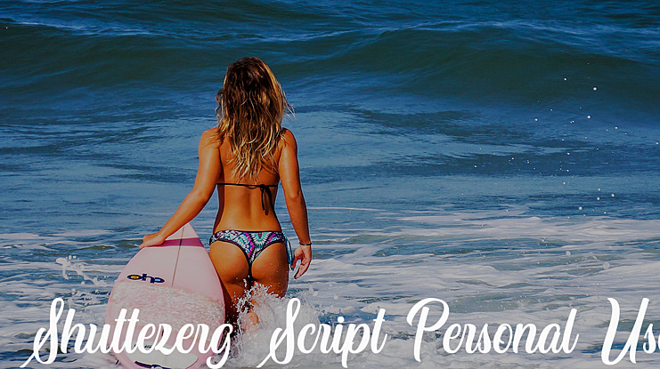 Shuttezerg Script Personal Use Font