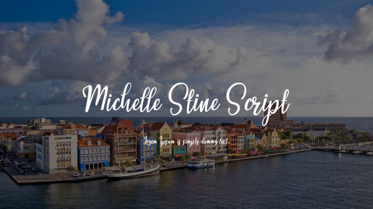 Michelle Stine Script Font
