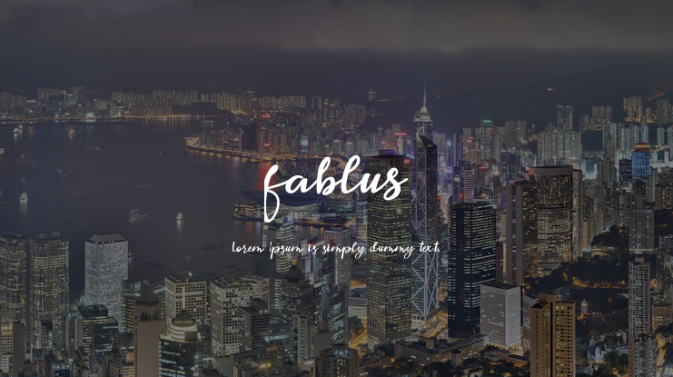 fablus Font