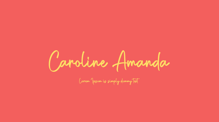 Caroline Amanda Font