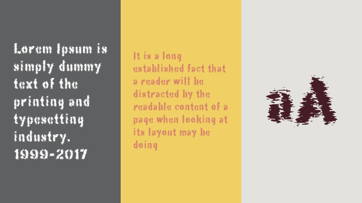 This Corrosion Font Family