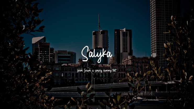 Salyka Font