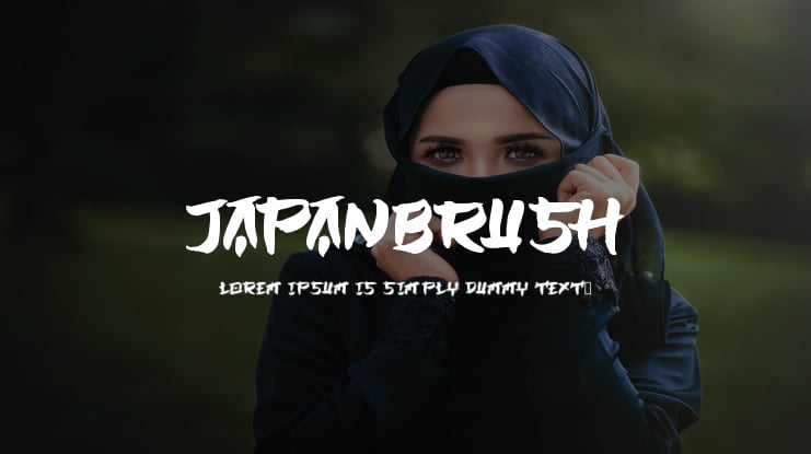 JAPANBRUSH Font