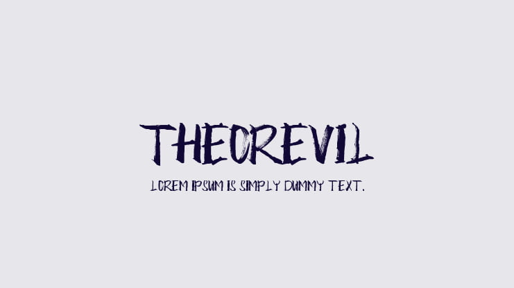 Theorevil Font