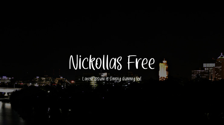 Nickollas Free Font