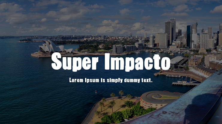 Super Impacto Font