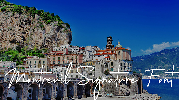 Montreuil Signature Font