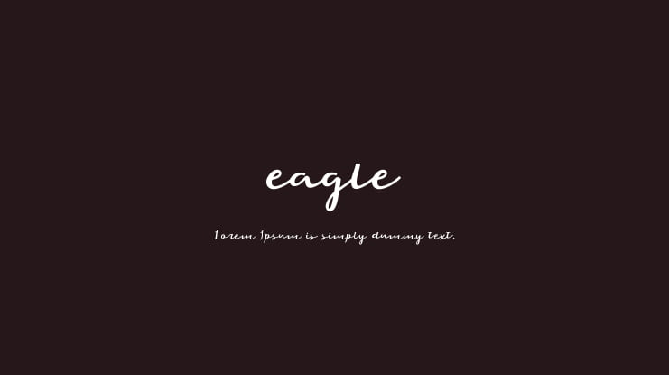 eagle Font