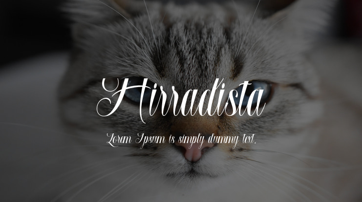 Hirradista Font