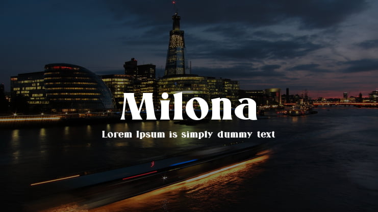 Milona Font