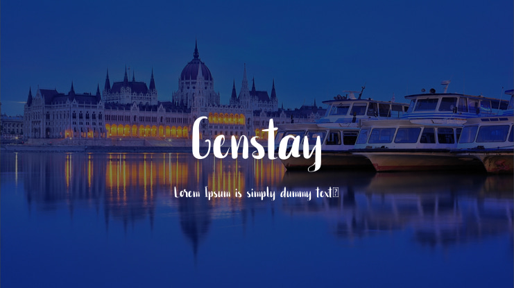Genstay Font