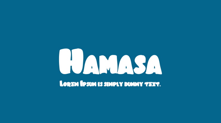 Hamasa Font