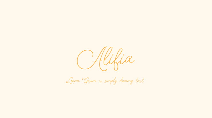 Alifia Font