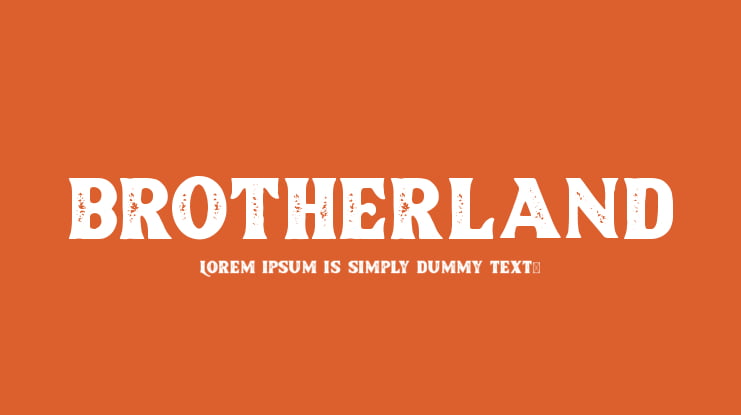 Brotherland Font