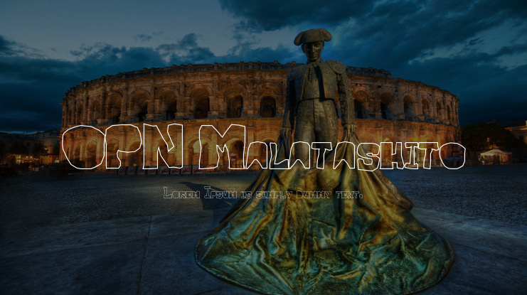 OPN Malatashito Font Family