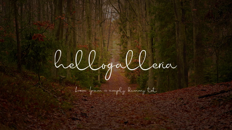 hellogalleria Font
