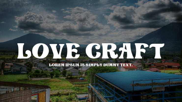 Love Craft Font Family