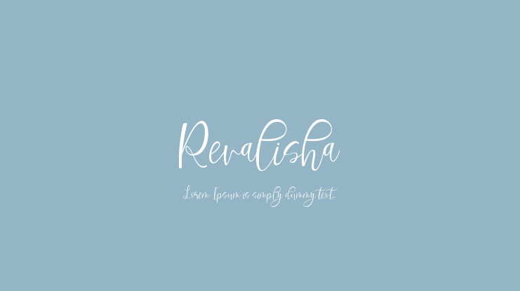 Revalisha Font