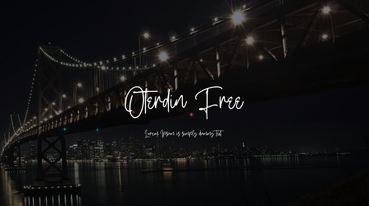 Oterdin Free Font