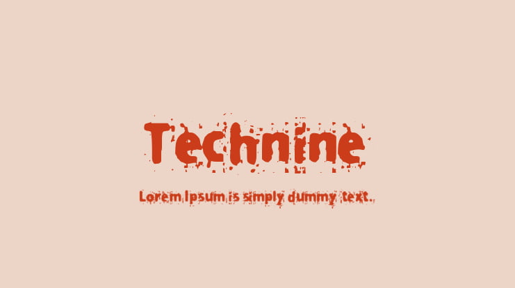 Technine Font