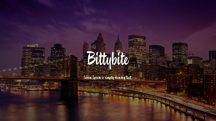 Bittybite Font