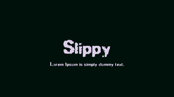 Slippy Font