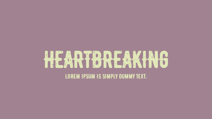 heartbreaking Font