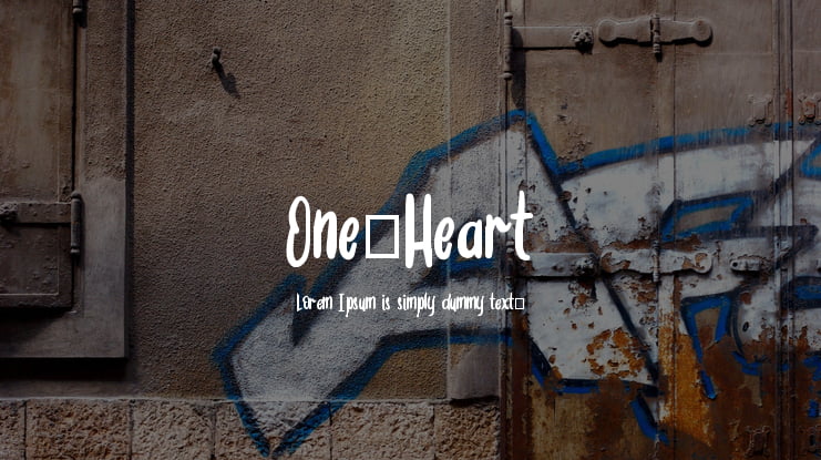 One_Heart Font