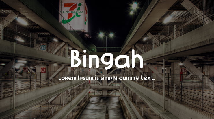 Bingah Font