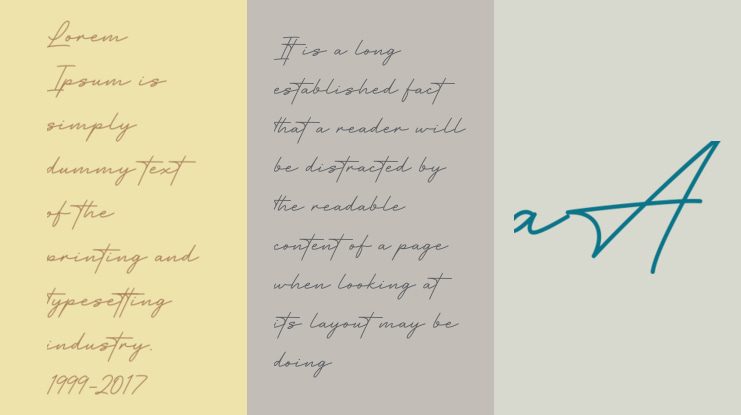 Hertine - Personal Use Font