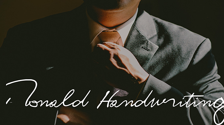 Ronald Handwriting Font