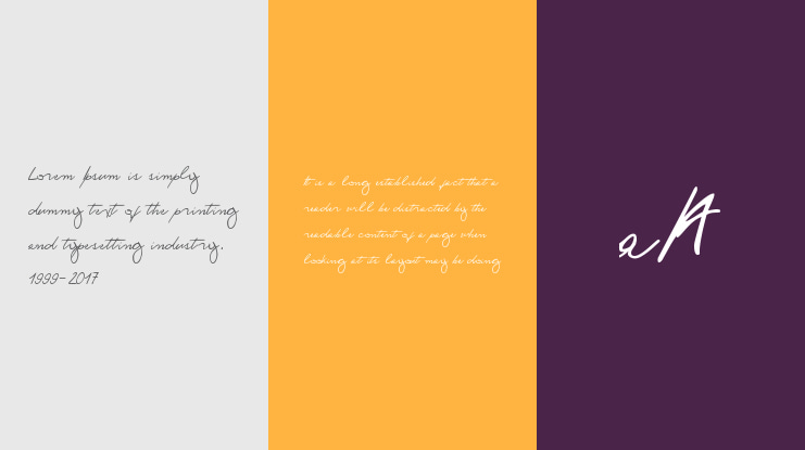 Ronald Handwriting Font