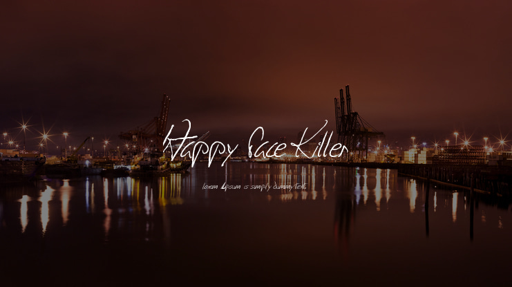 Happy Face Killer Font