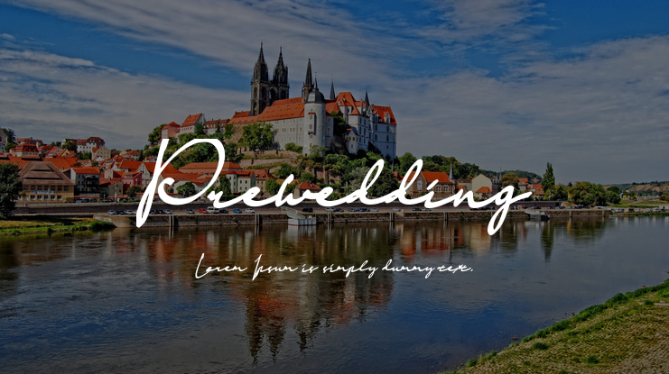 Prewedding Font