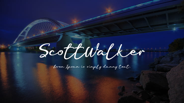ScottWalker Font