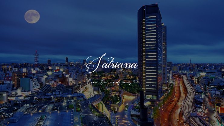 Satriana Font