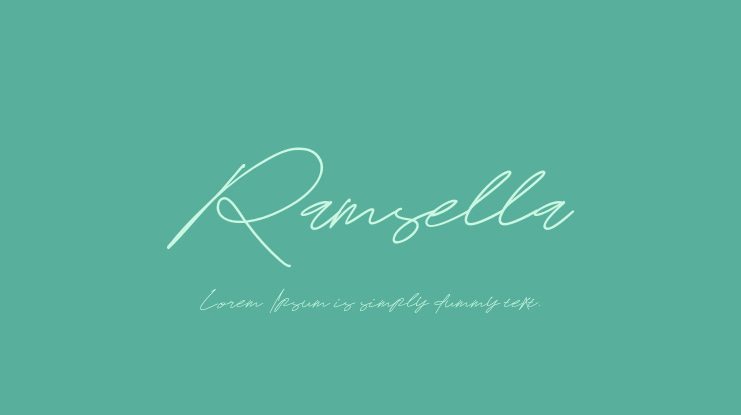 Ramsella Font